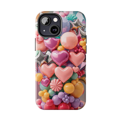 Pastel Dreams: Array of Balloons - Tough Phone Cases