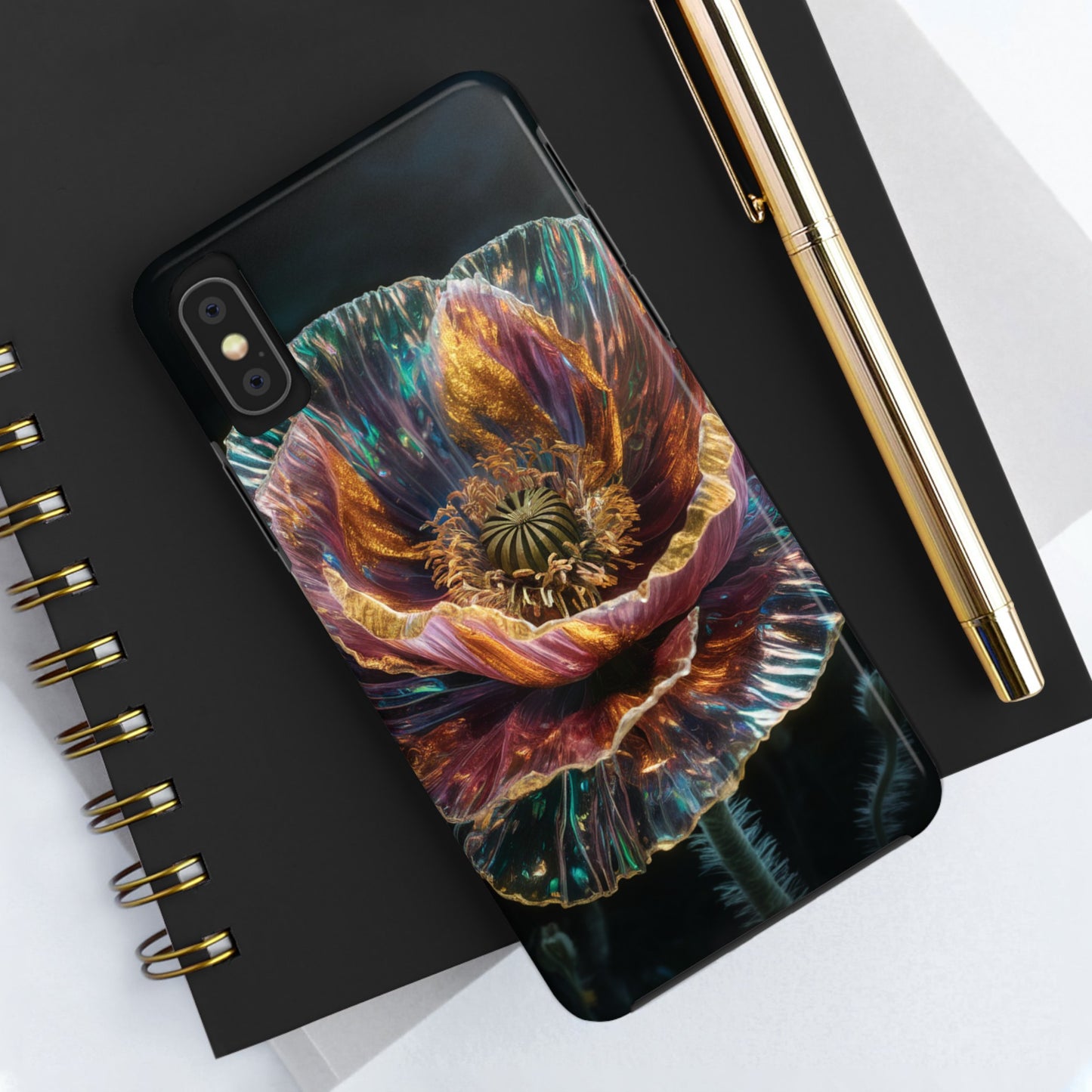 Ethereal Poppy Glow - Tough Phone Cases