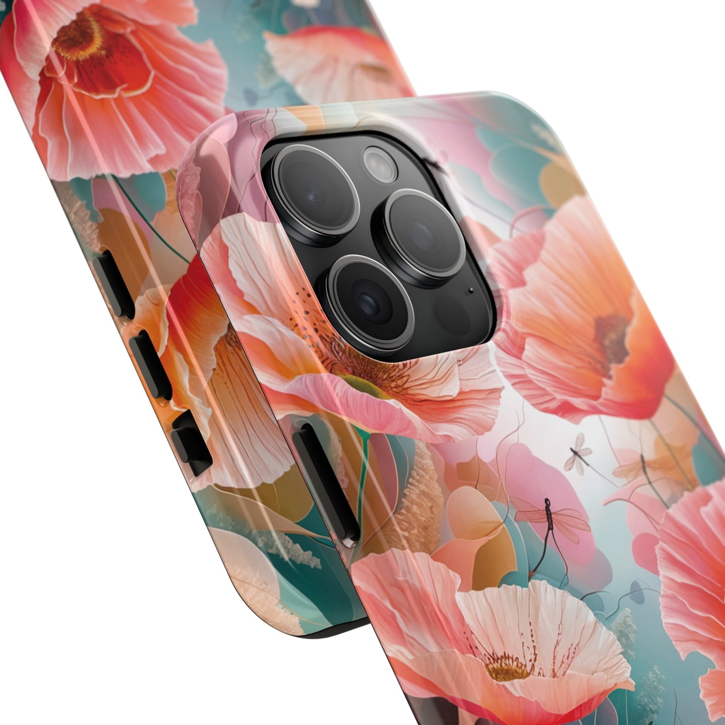 Whimsical Wings and Petal Whispers - Tough Phone Cases