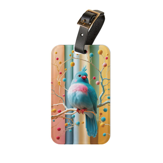 Color Me Pink and Blue - Luggage Tag