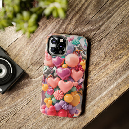 Pastel Dreams: Array of Balloons - Tough Phone Cases