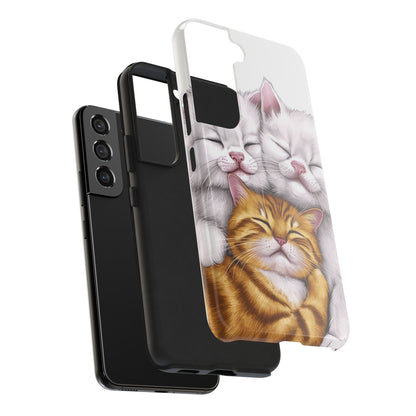 Cat Nap Trio - Tough Phone Cases