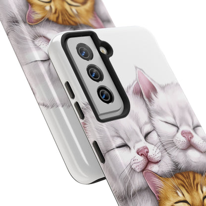 Cat Nap Trio - Tough Phone Cases