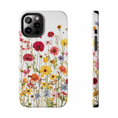 Row of Blooms - Tough Phone Cases