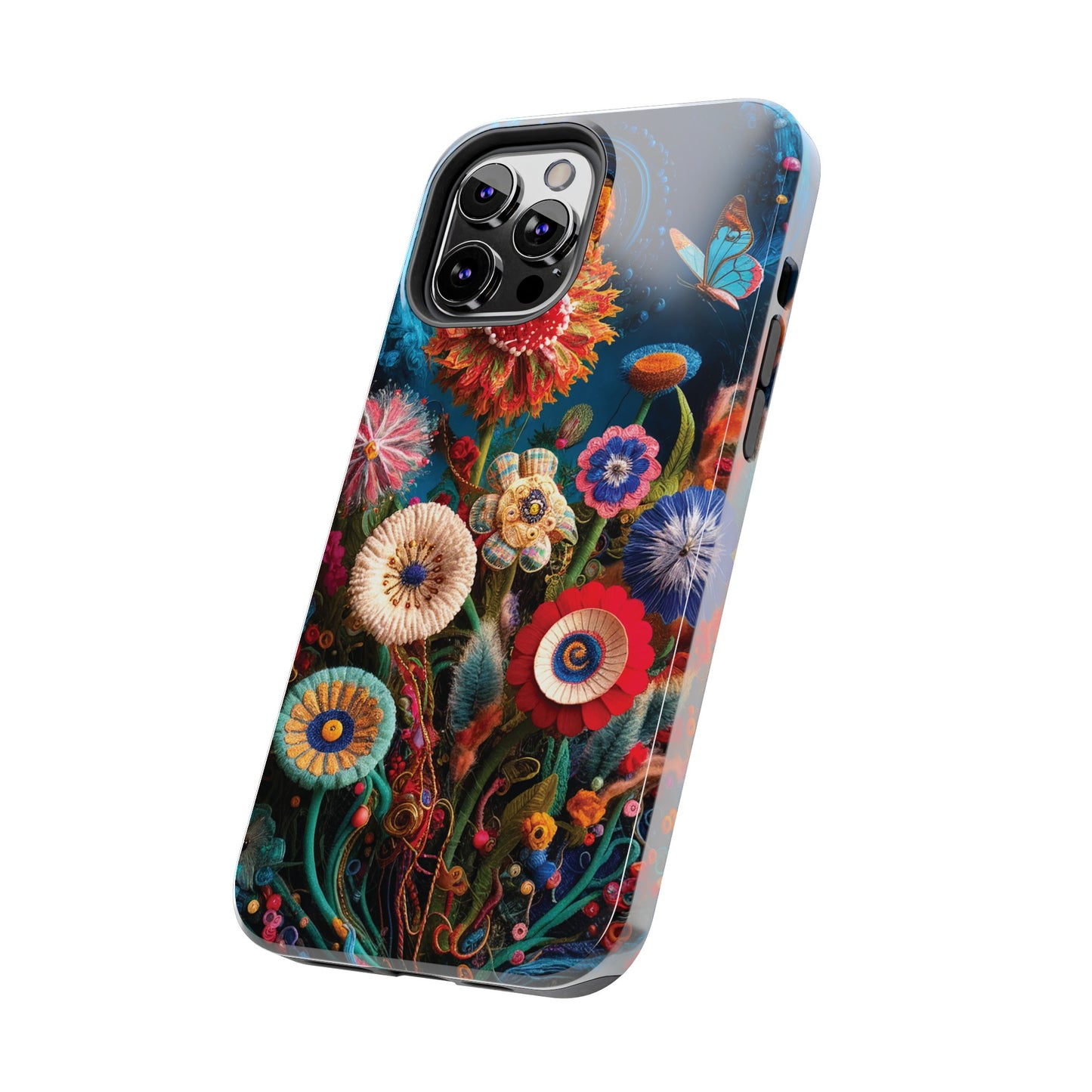 Floral Bloom: Art and Sewing Materials - Tough Phone Cases