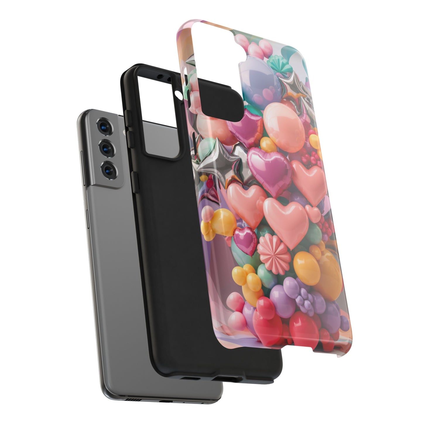 Pastel Dreams: Array of Balloons - Tough Phone Cases