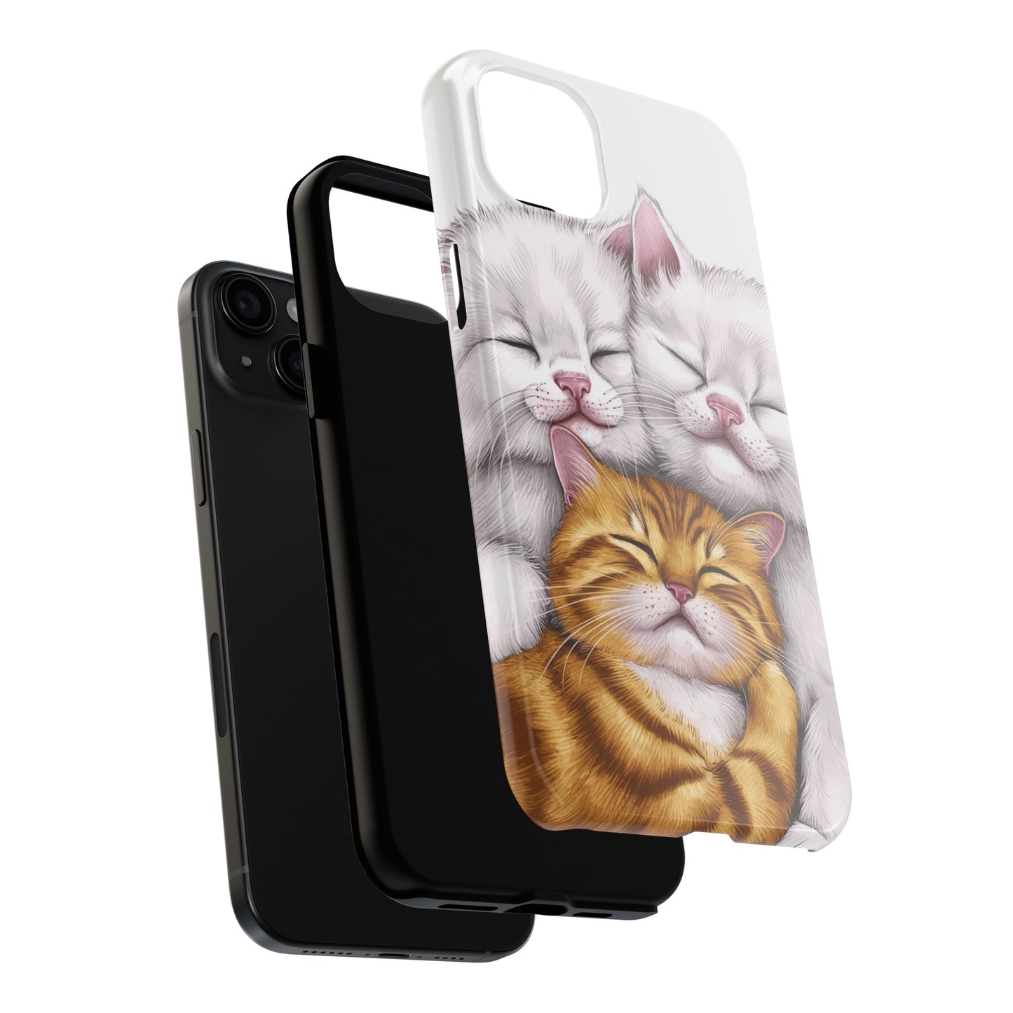 Cat Nap Trio - Tough Phone Cases