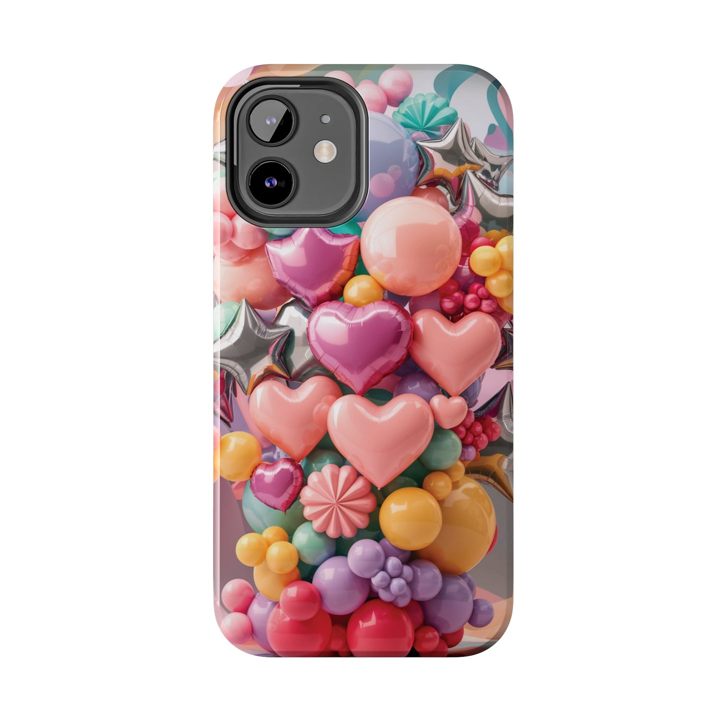 Pastel Dreams: Array of Balloons - Tough Phone Cases