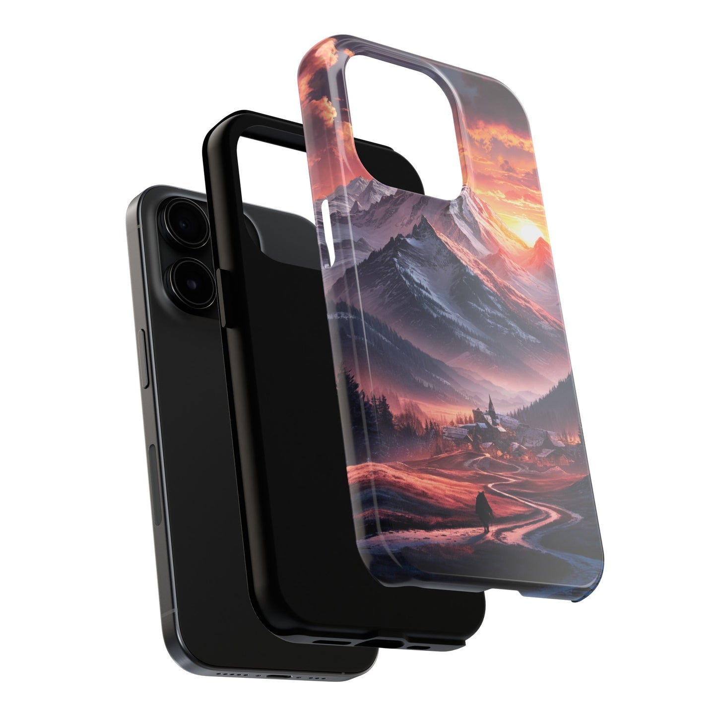 Vistas of Mountains - Tough Phone Cases