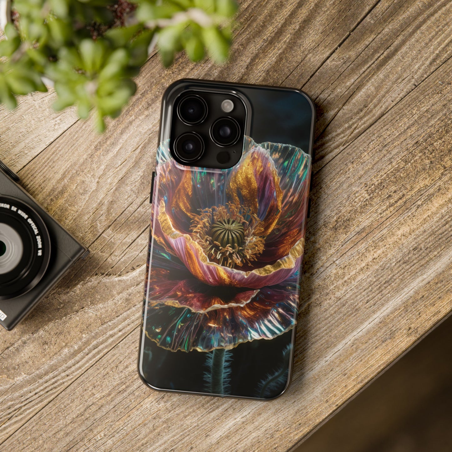 Ethereal Poppy Glow - Tough Phone Cases