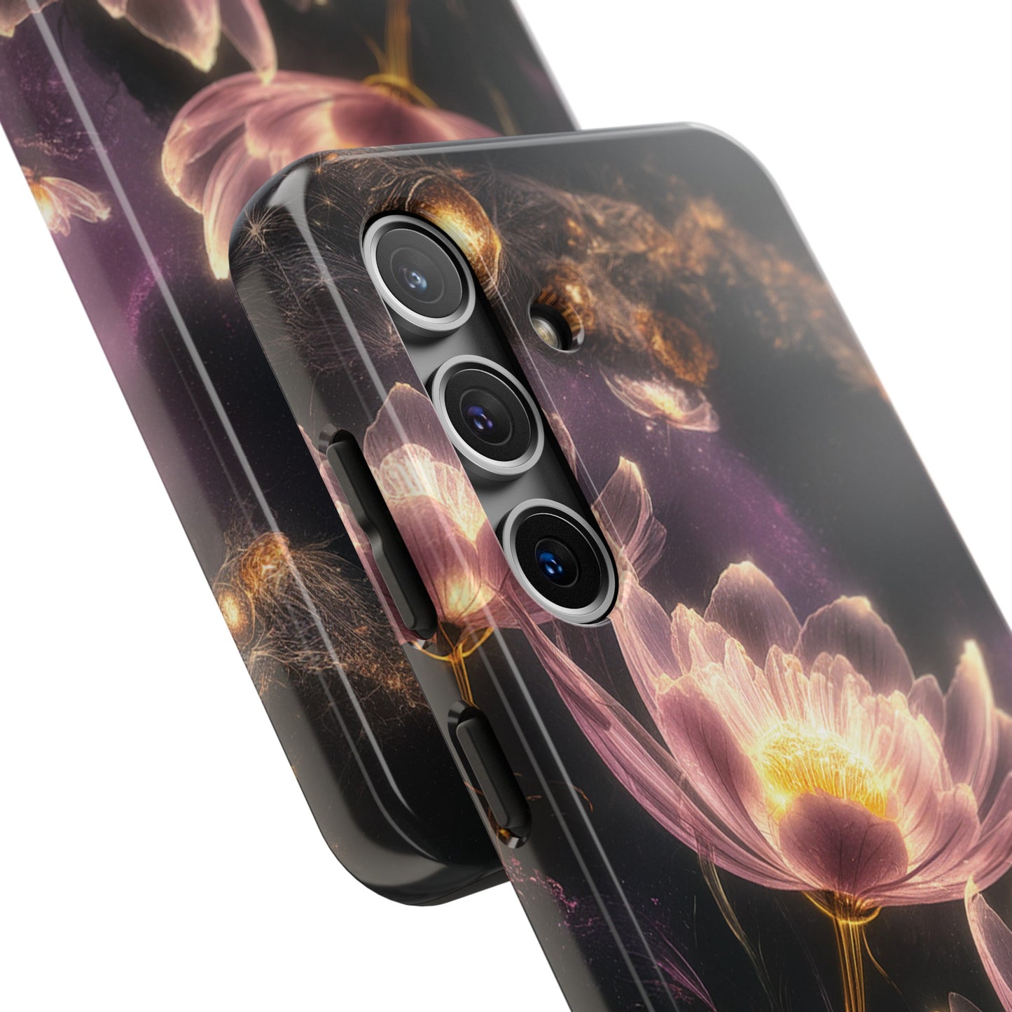 Night Lotus Glow - Tough Phone Cases