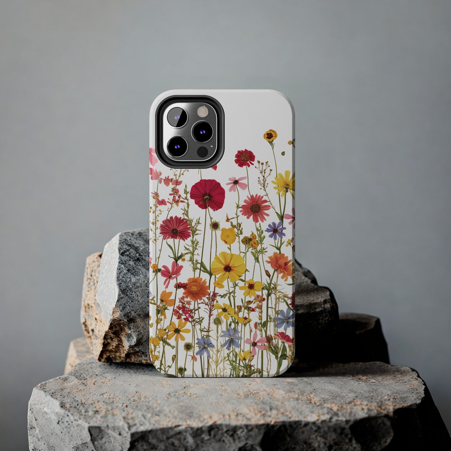 Row of Blooms - Tough Phone Cases