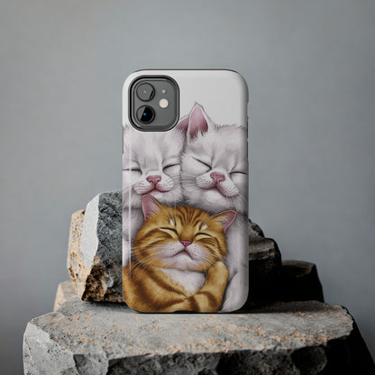 Cat Nap Trio - Tough Phone Cases