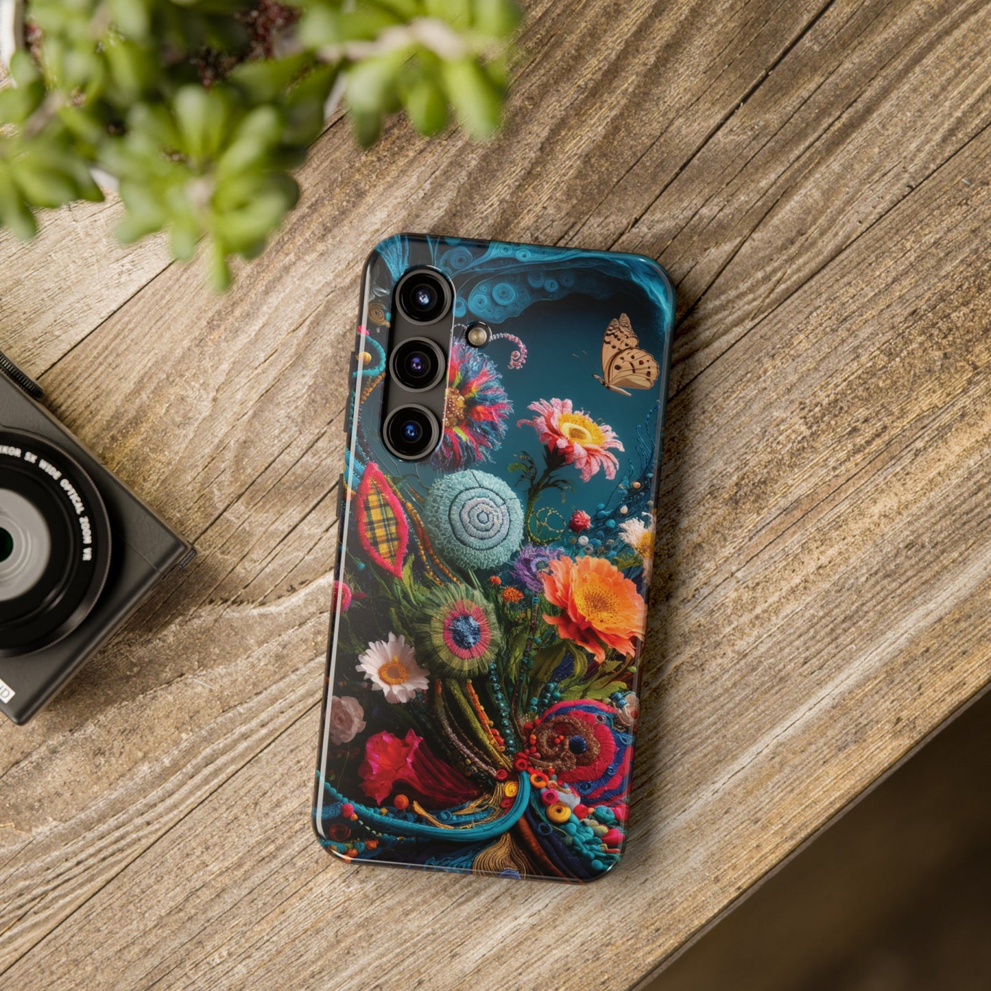 Botanical Sewing Whimsy - Tough Phone Cases