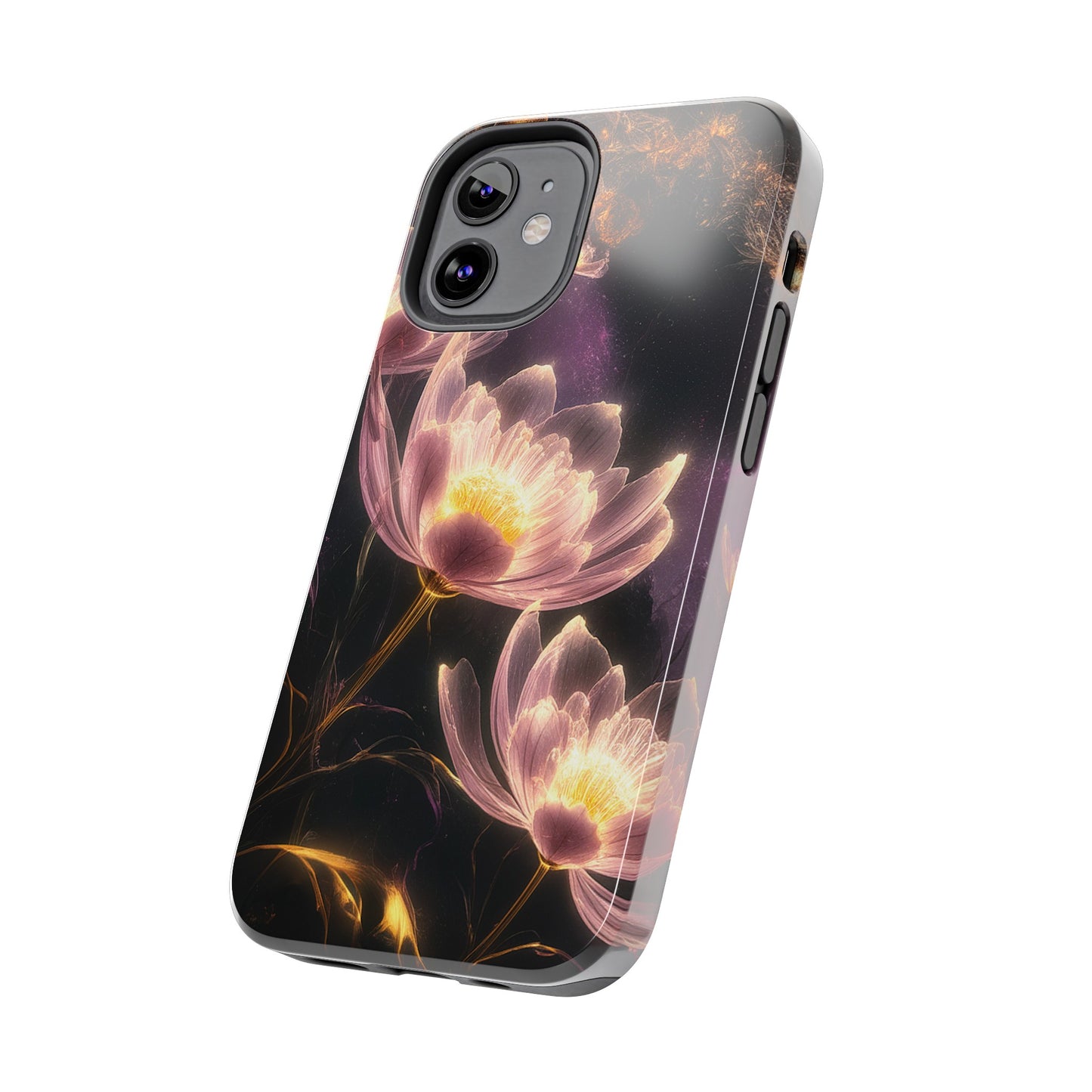 Night Lotus Glow - Tough Phone Cases