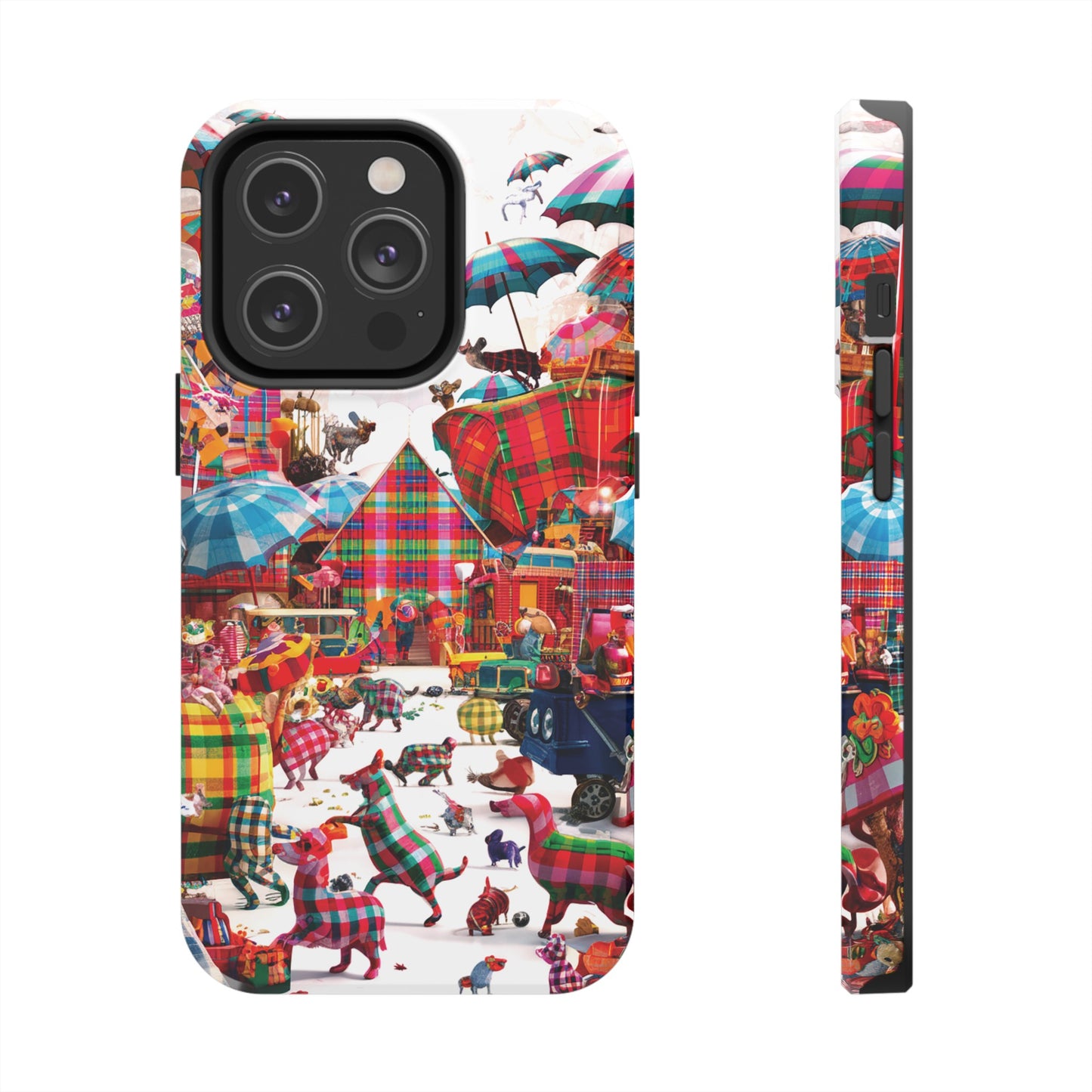 Plaid Oddities - Tough Phone Cases