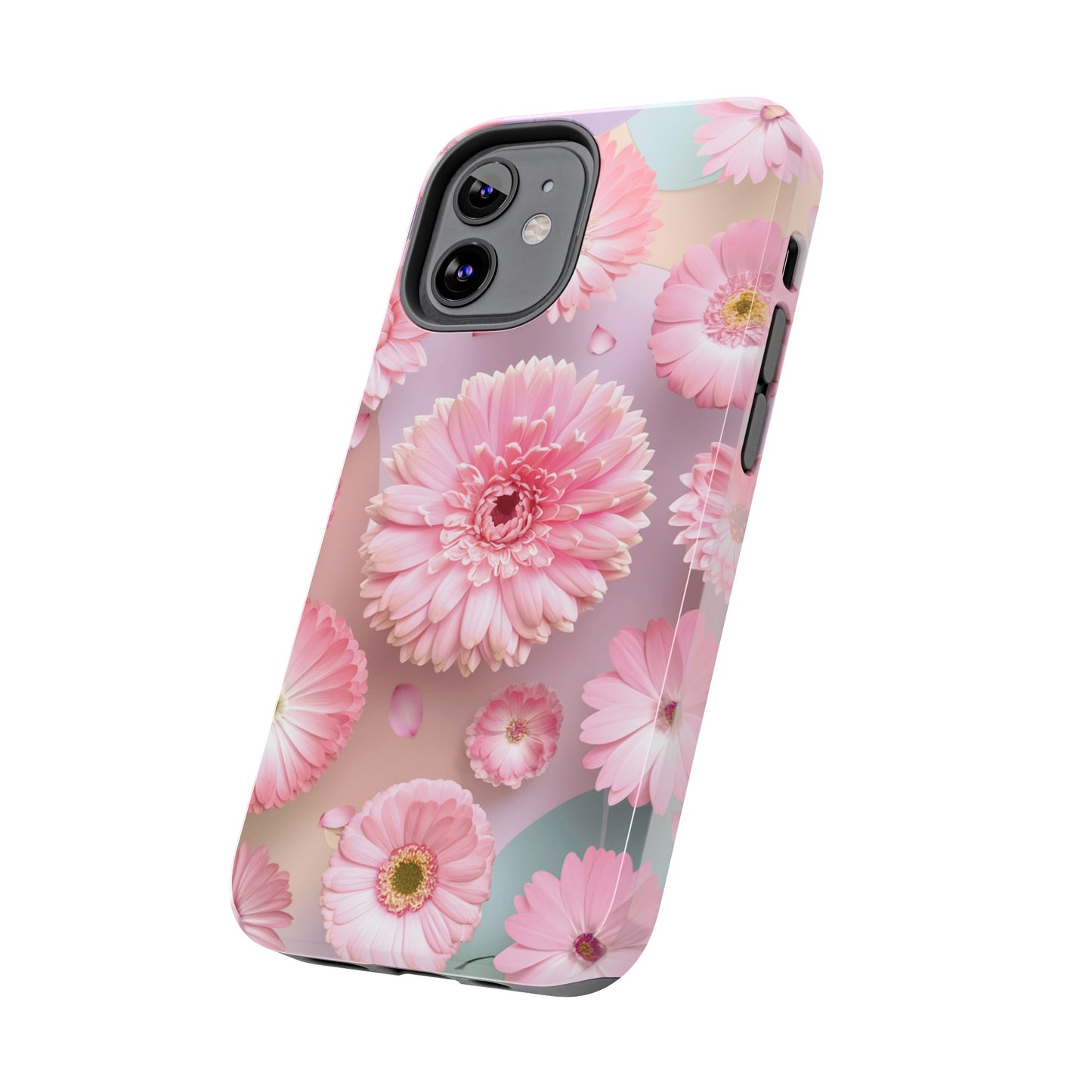 Pink Floral Bliss - Tough Phone Cases