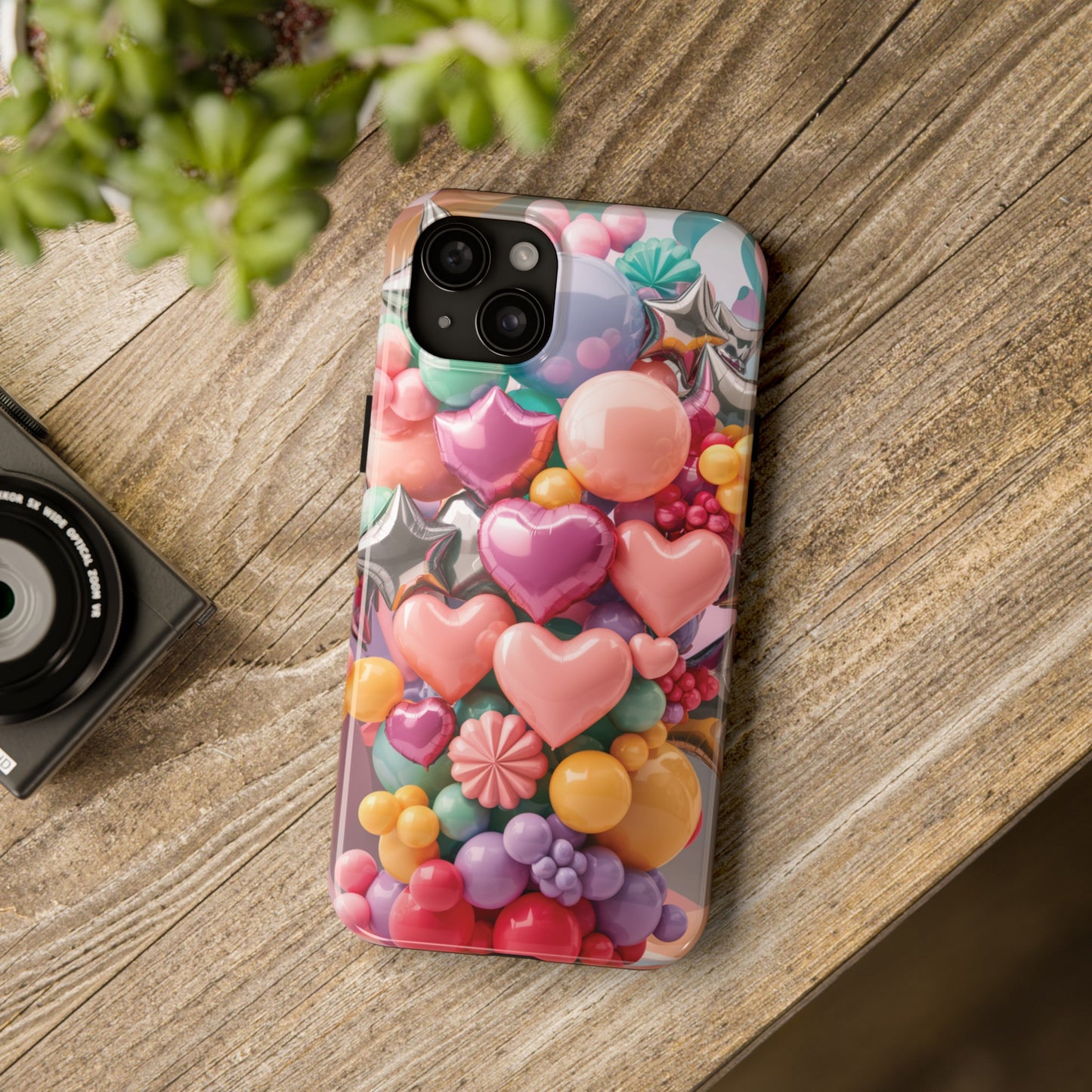 Pastel Dreams: Array of Balloons - Tough Phone Cases