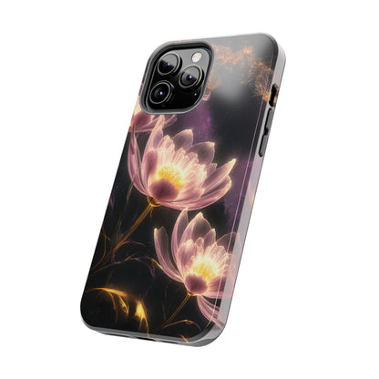 Night Lotus Glow - Tough Phone Cases