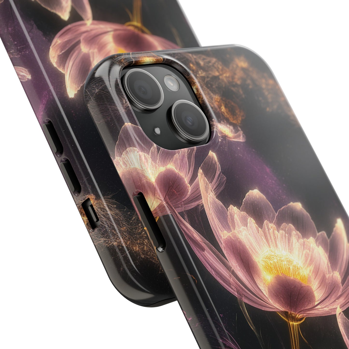 Night Lotus Glow - Tough Phone Cases