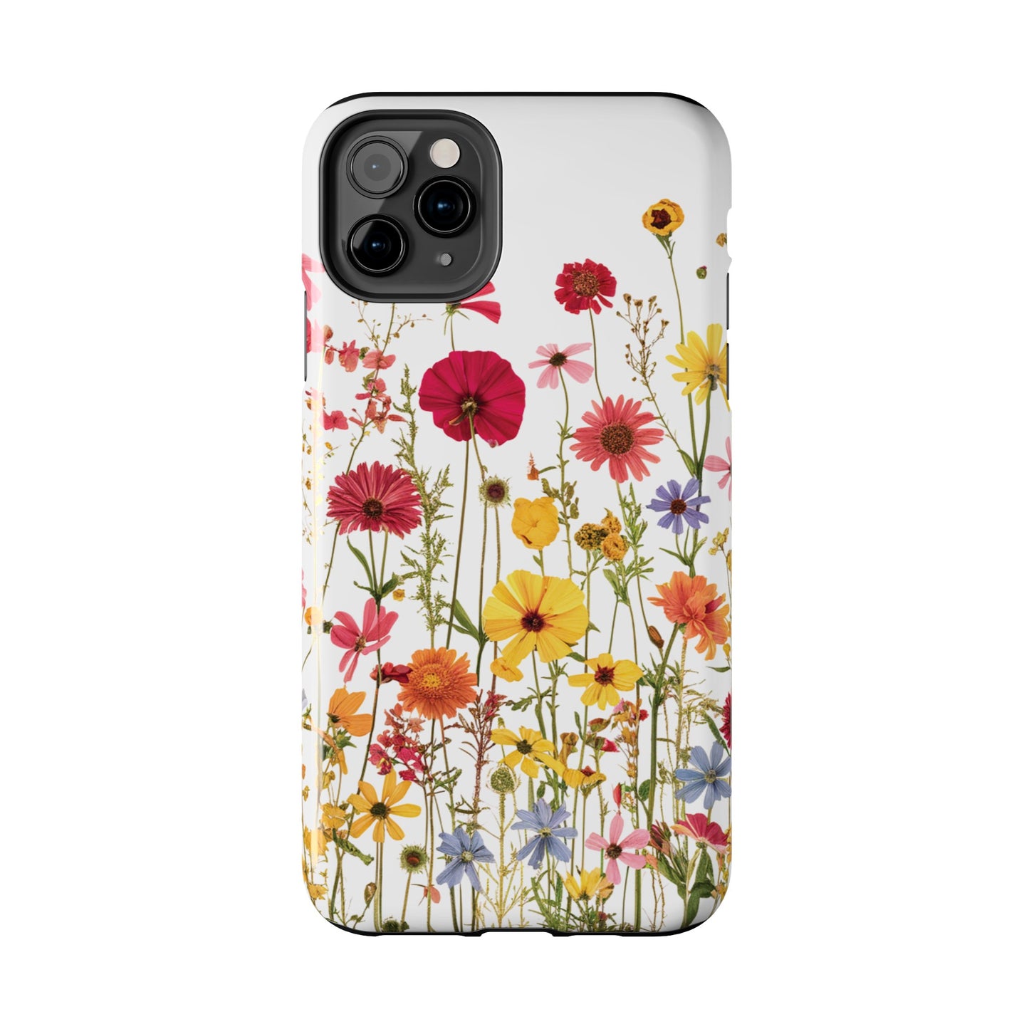 Row of Blooms - Tough Phone Cases