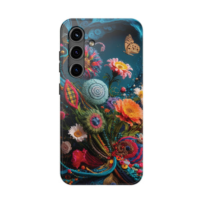 Botanical Sewing Whimsy - Tough Phone Cases