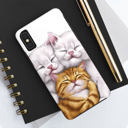 Cat Nap Trio - Tough Phone Cases