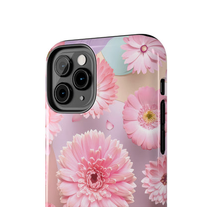 Pink Floral Bliss - Tough Phone Cases
