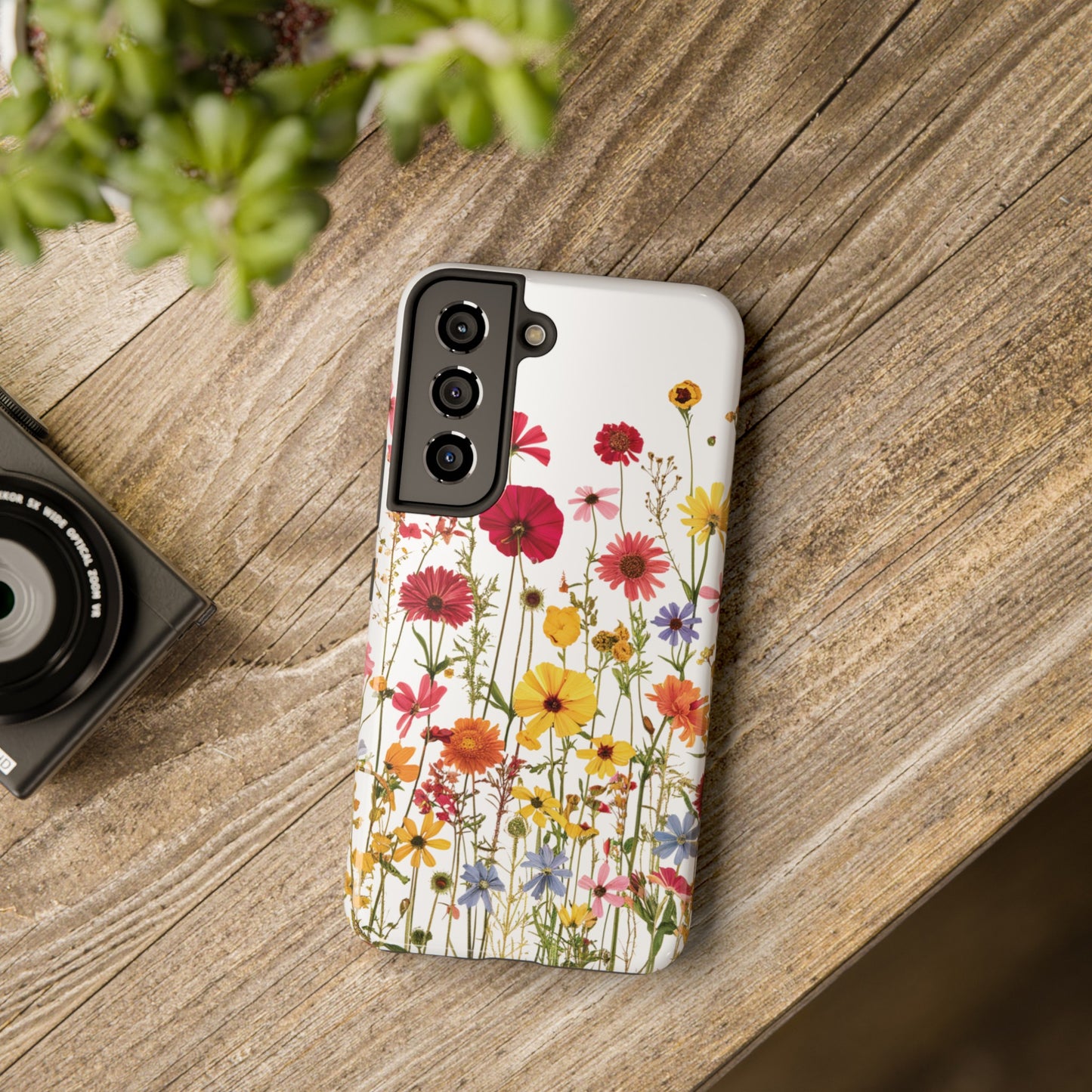 Row of Blooms - Tough Phone Cases