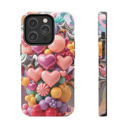 Pastel Dreams: Array of Balloons - Tough Phone Cases