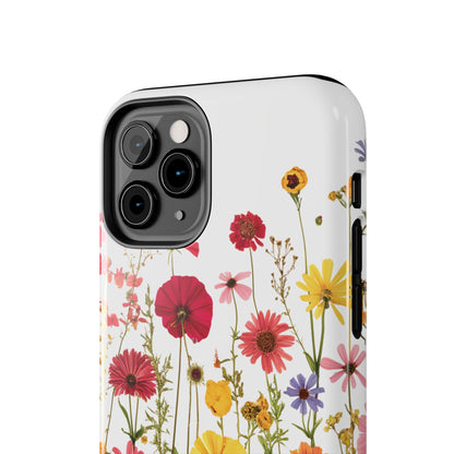 Row of Blooms - Tough Phone Cases