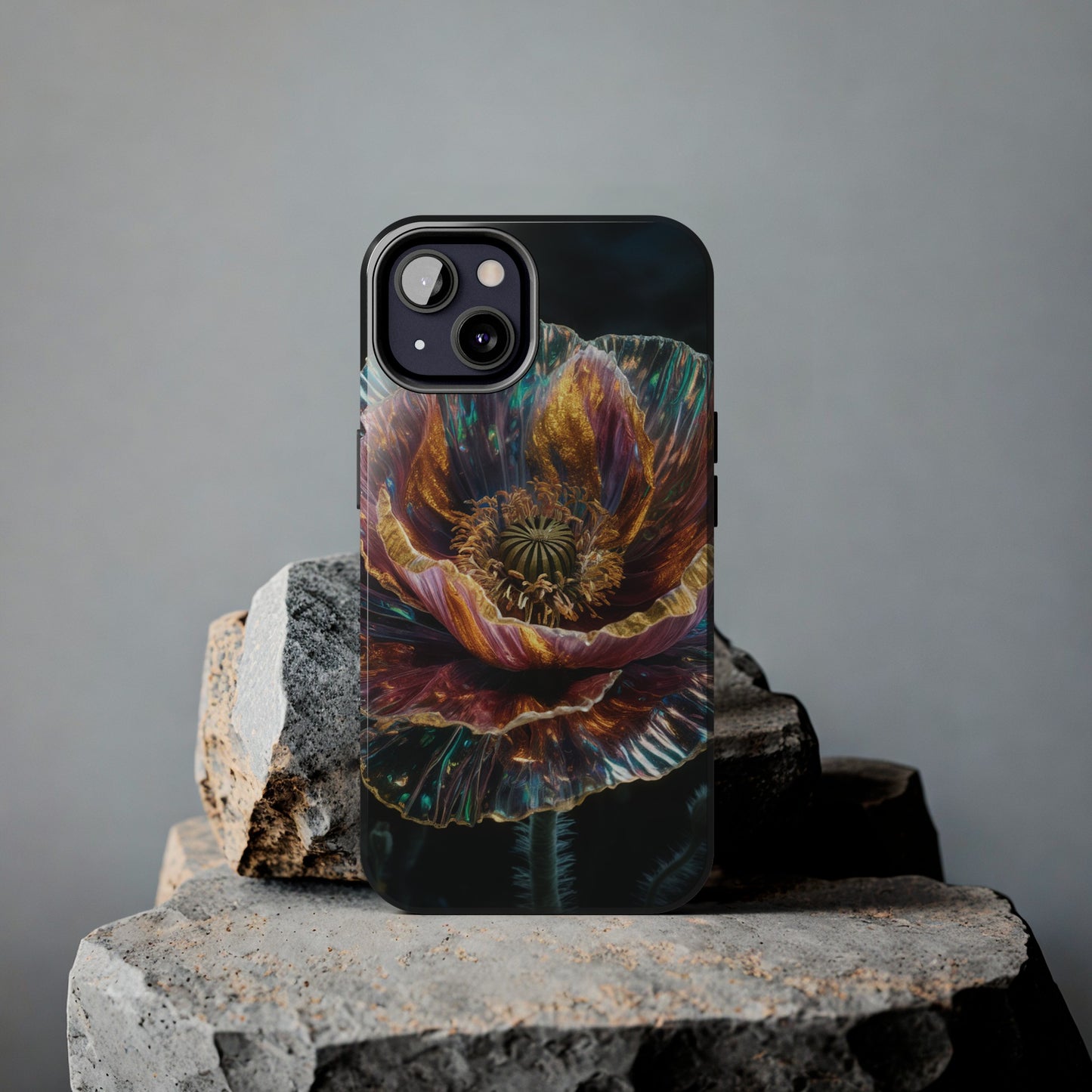 Ethereal Poppy Glow - Tough Phone Cases