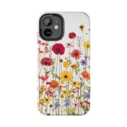 Row of Blooms - Tough Phone Cases