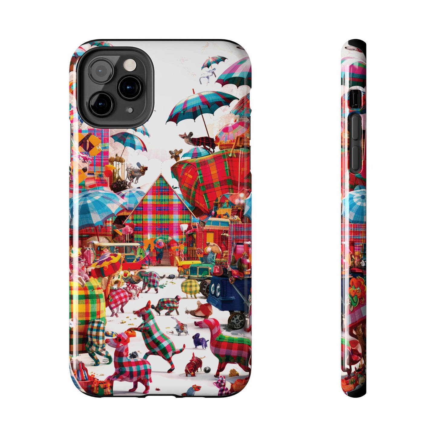 Plaid Oddities - Tough Phone Cases