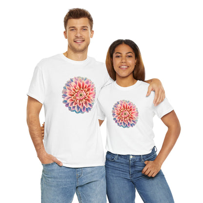 "A Chrysanthemum Blossom" - Unisex Cotton Tee