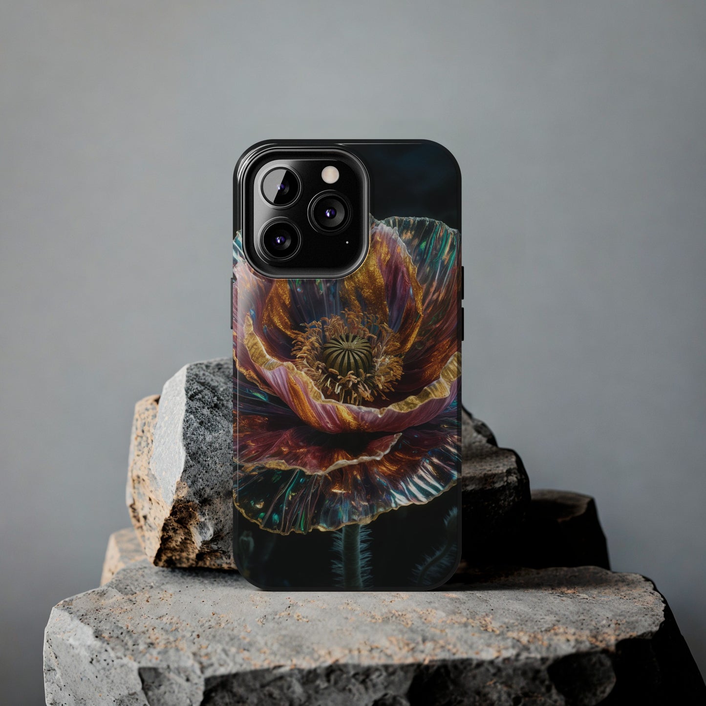 Ethereal Poppy Glow - Tough Phone Cases