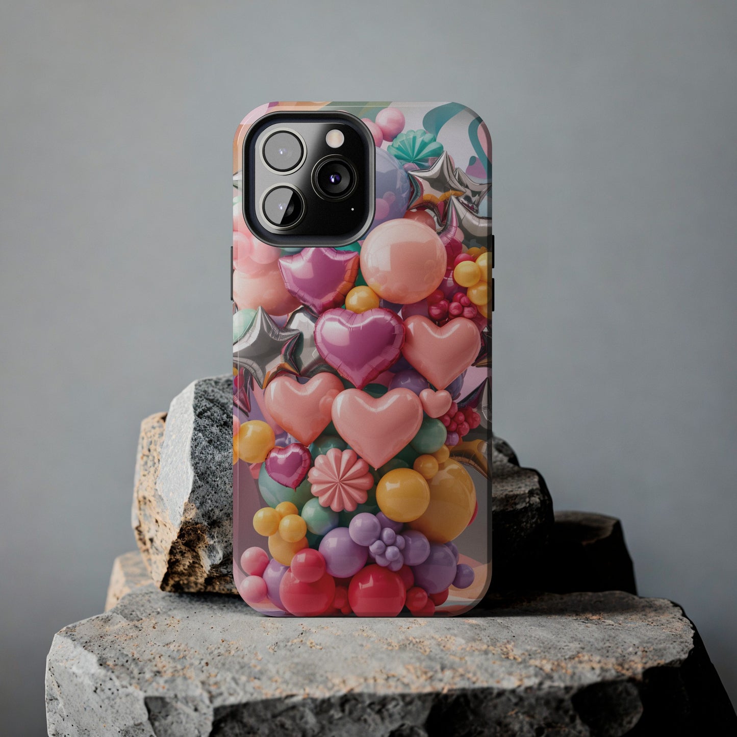 Pastel Dreams: Array of Balloons - Tough Phone Cases