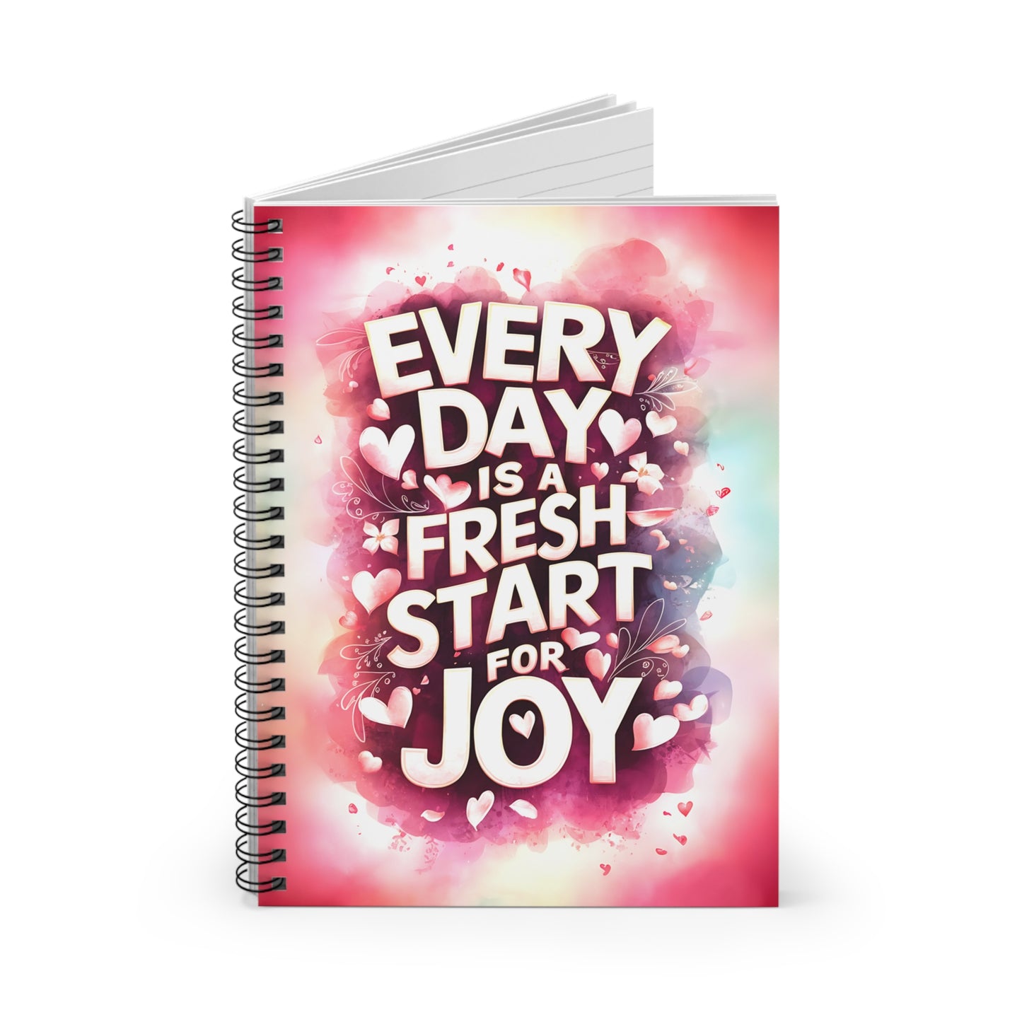 Everyday is a Fresh Start for Joy Spiral Notebook - Ruled Line