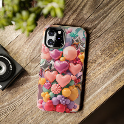 Pastel Dreams: Array of Balloons - Tough Phone Cases