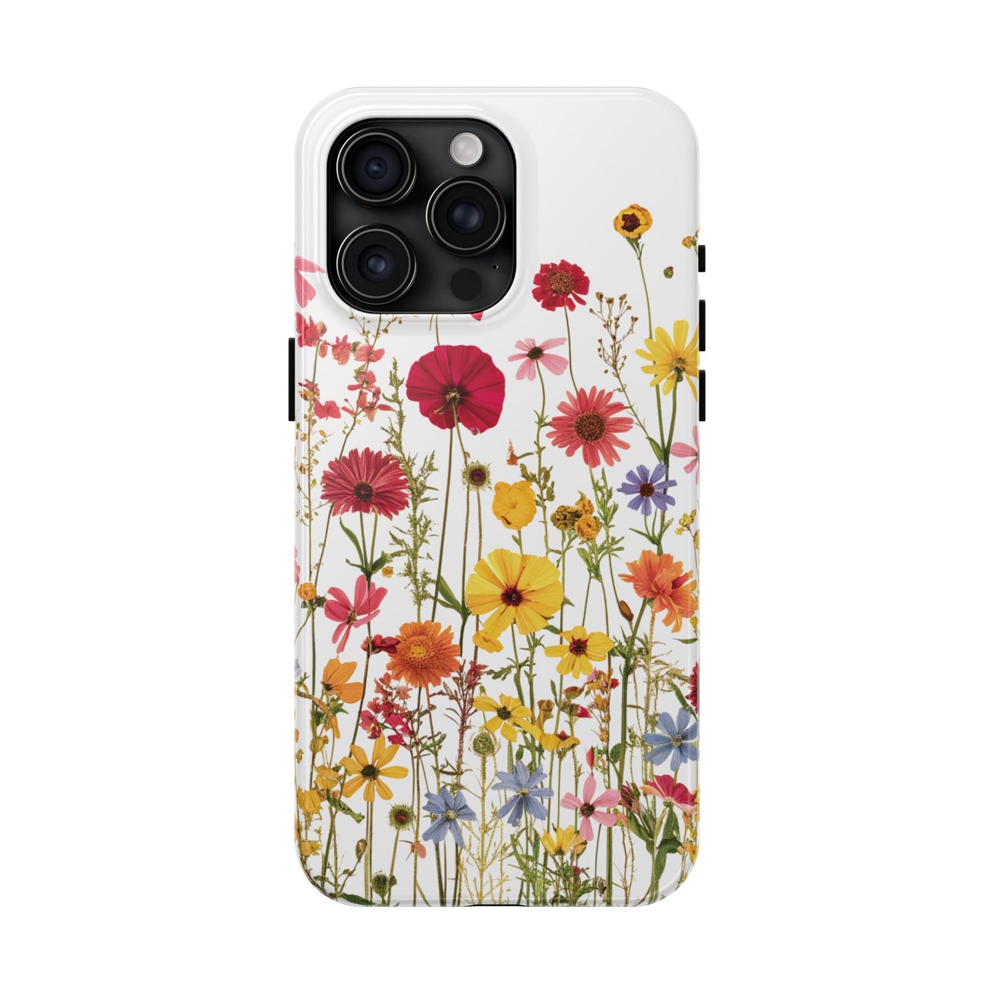 Row of Blooms - Tough Phone Cases