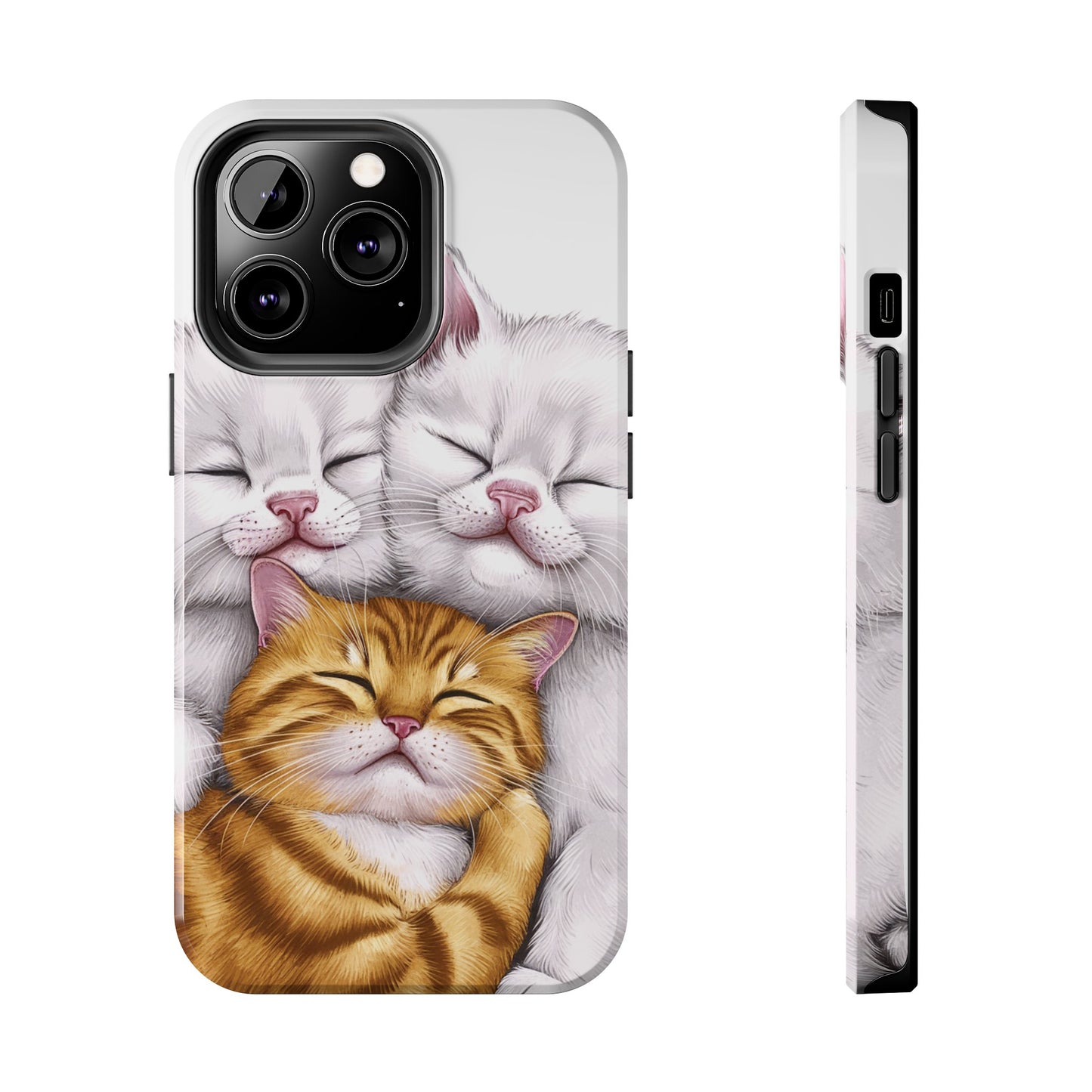 Cat Nap Trio - Tough Phone Cases