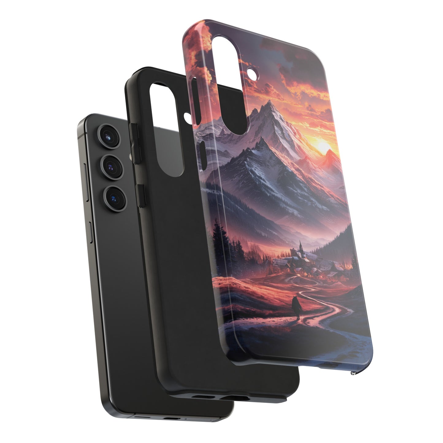 Vistas of Mountains - Tough Phone Cases