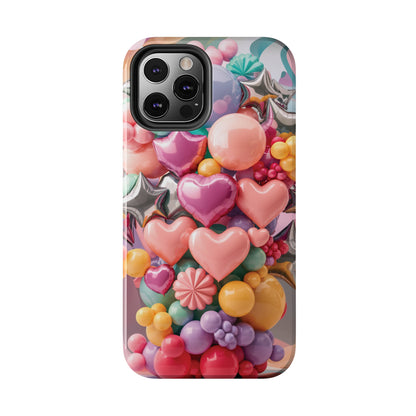 Pastel Dreams: Array of Balloons - Tough Phone Cases