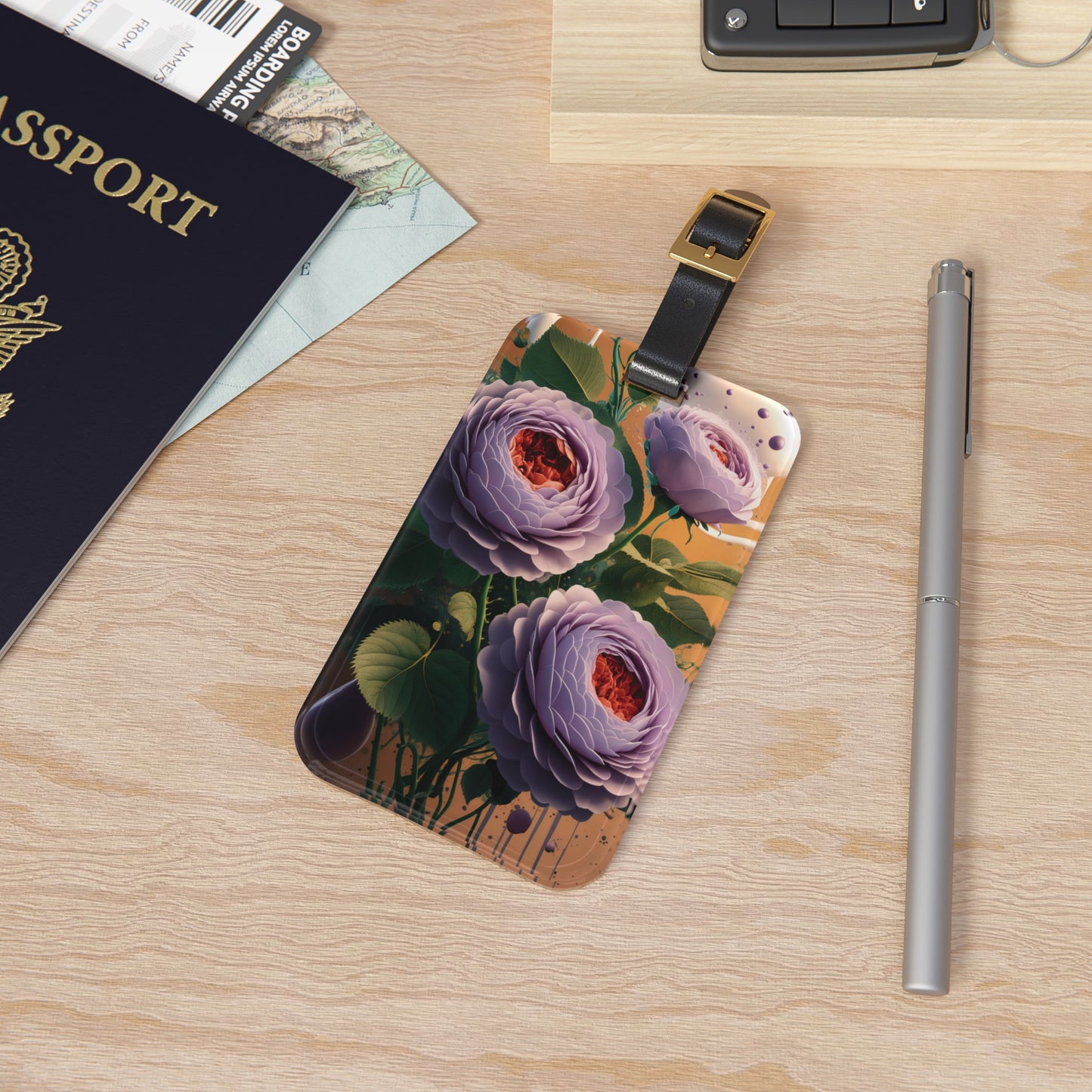 Violet Vibes - Luggage Tag