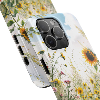 Skyward Sunflower - Tough Phone Cases