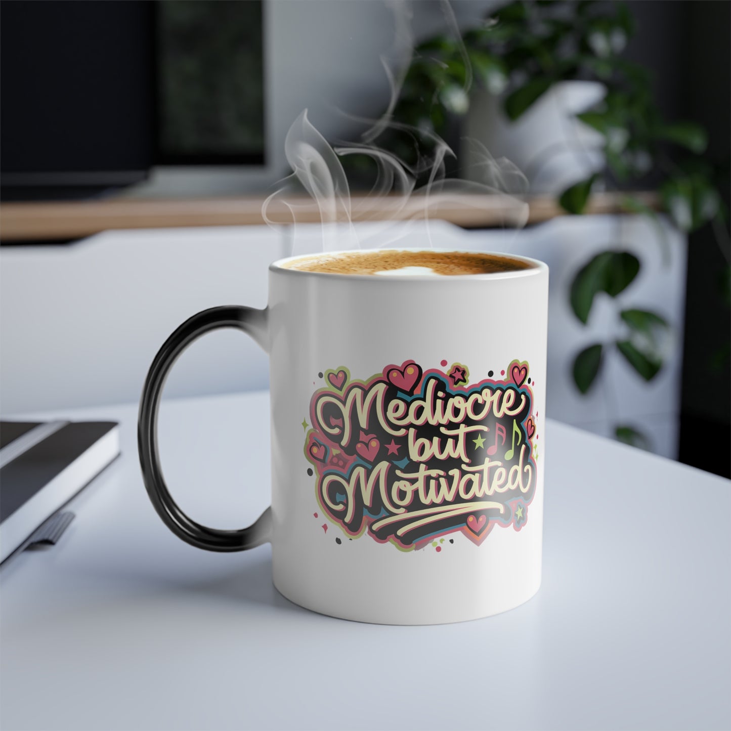 Mediocre But Motivated - Color Morphing Mug, 11oz