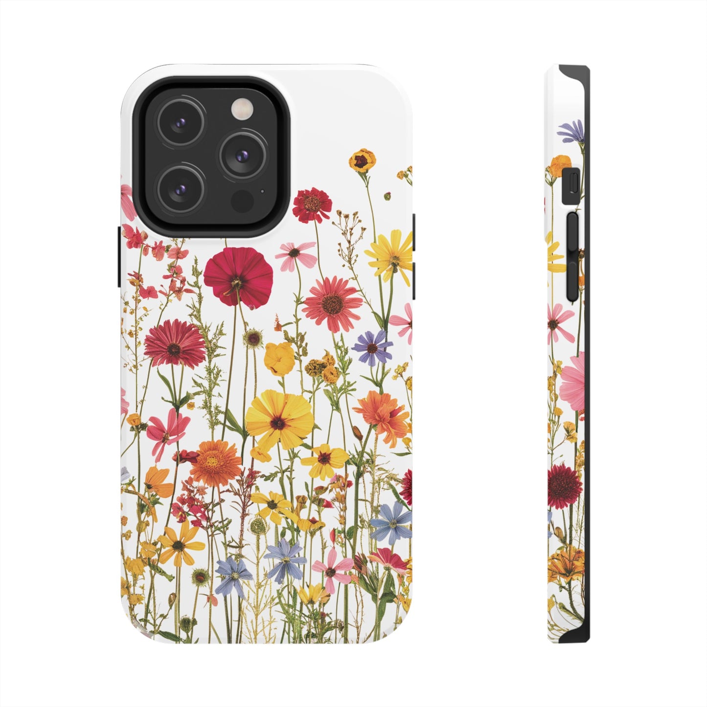 Row of Blooms - Tough Phone Cases