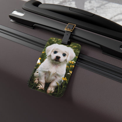 Staring Back at Me (Dog Version) - Luggage Tag