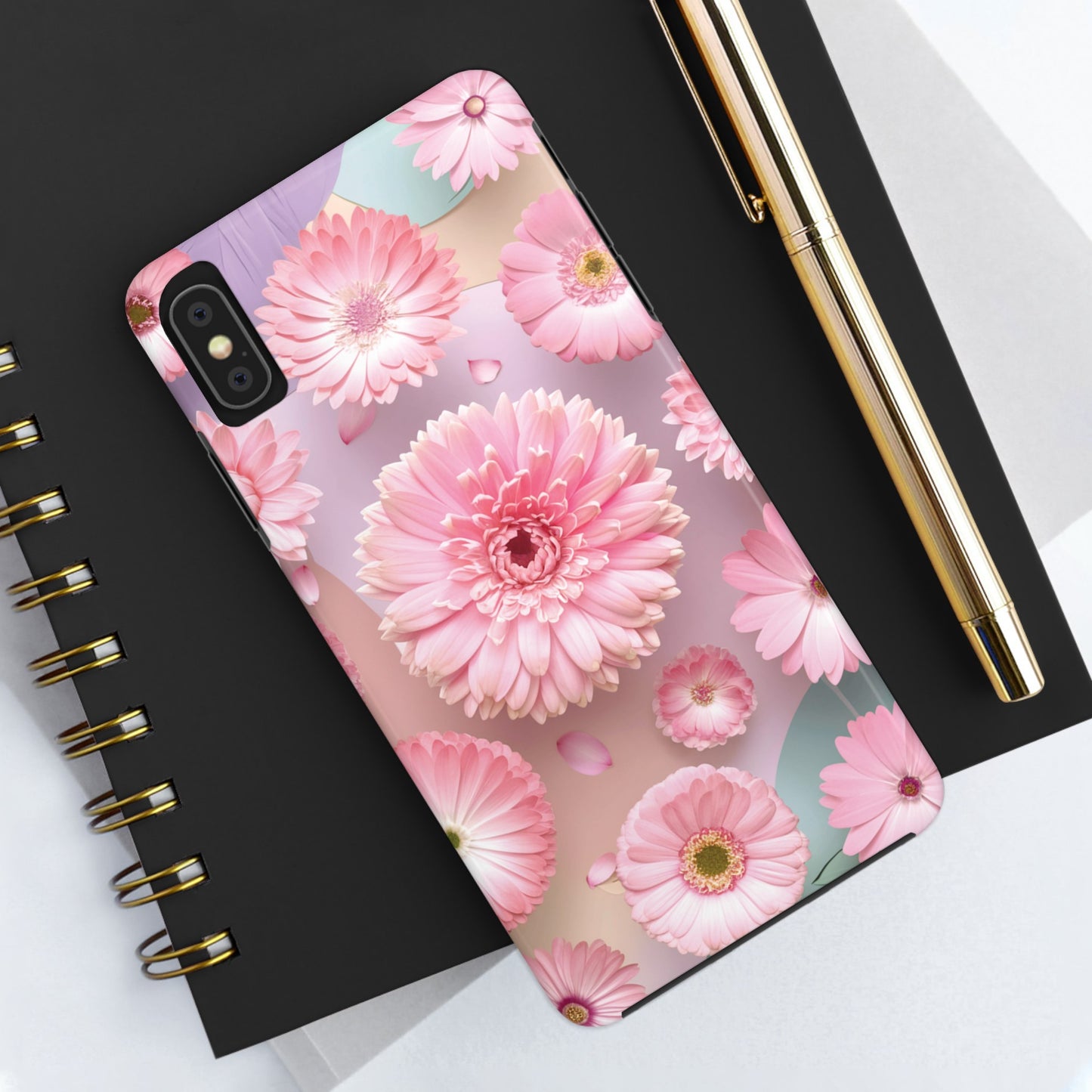 Pink Floral Bliss - Tough Phone Cases