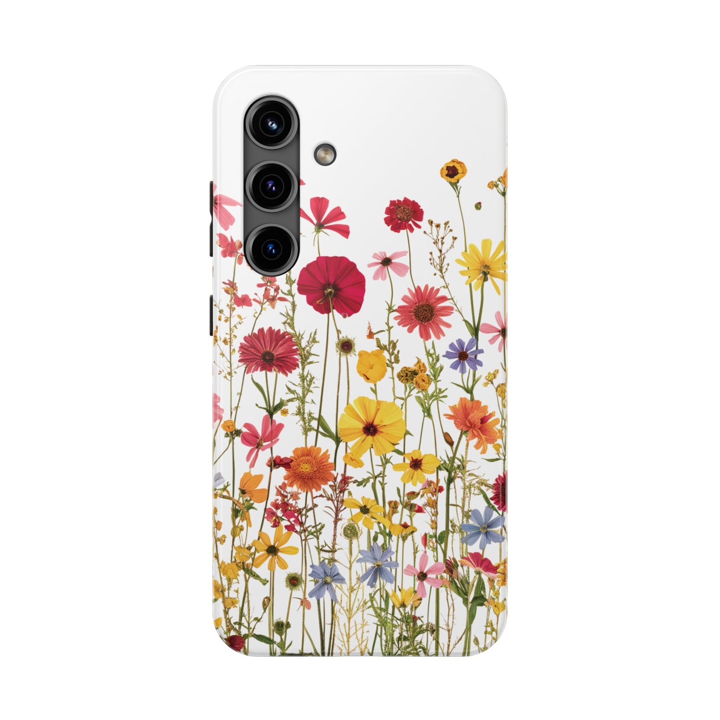 Row of Blooms - Tough Phone Cases